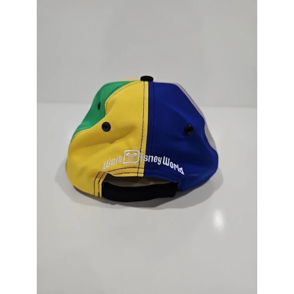 Walt Disney World Parks Mickey Mouse 2021 Multi-Color Adjustable Cap Hat Youth